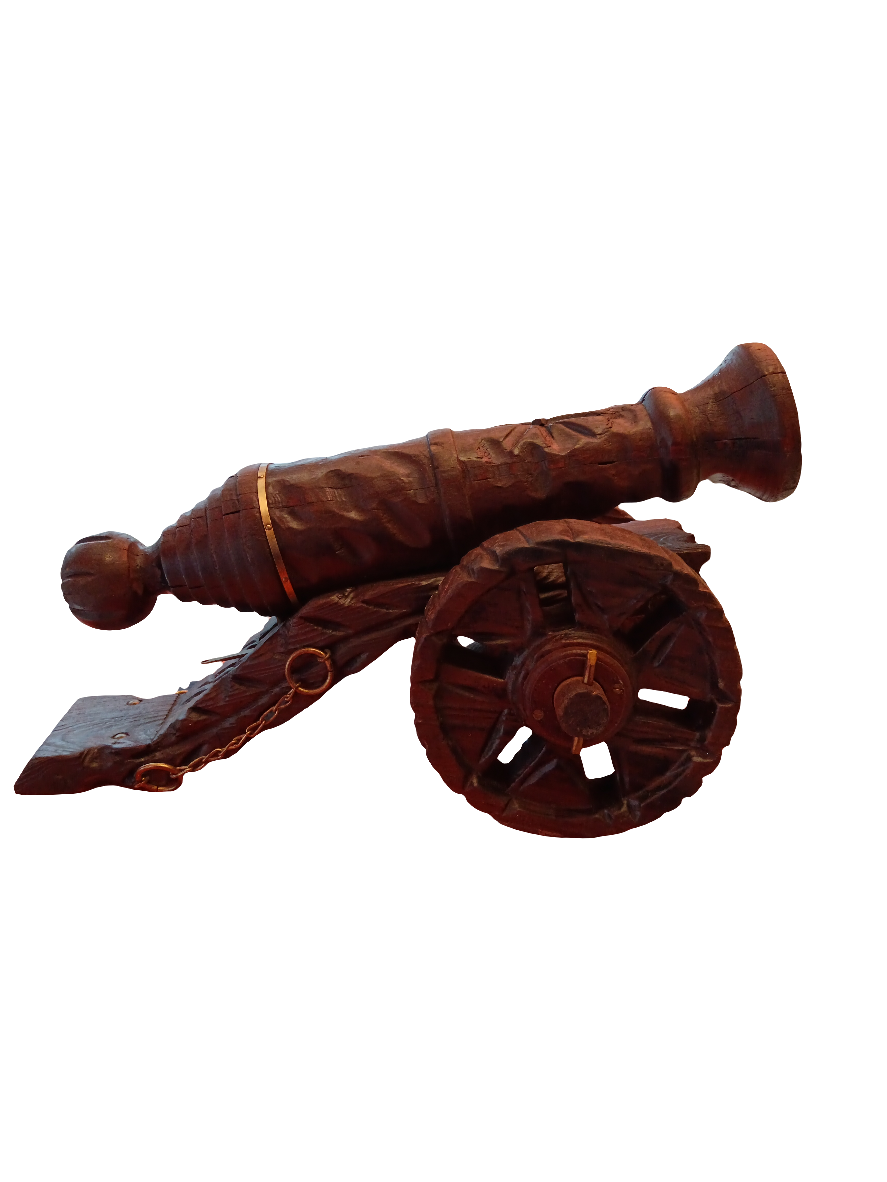 Cannone vintage in legno anni '50
