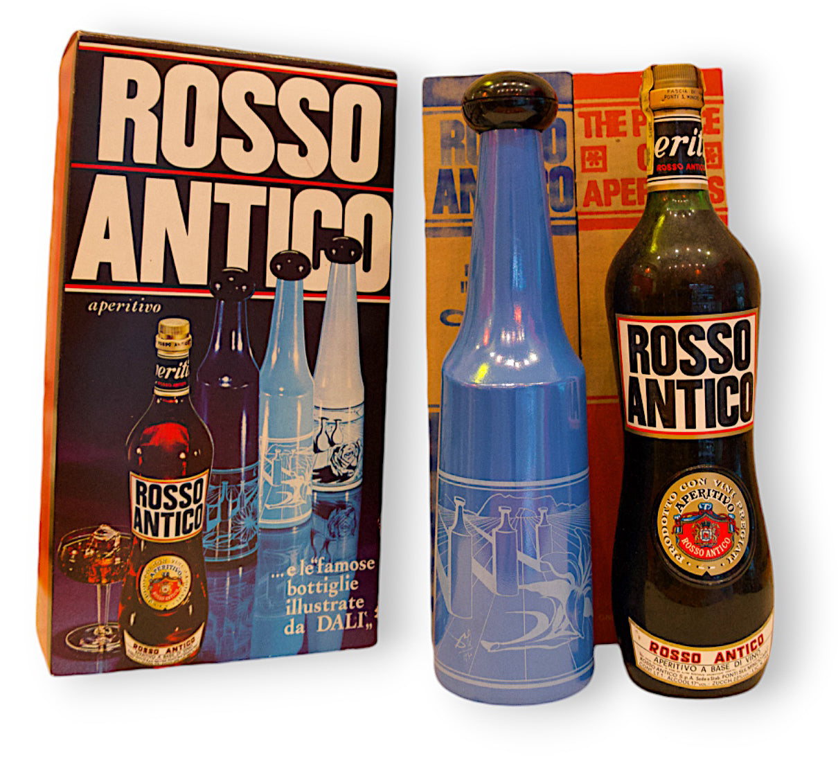 Bottle of Antique Red by Salvador Dalì