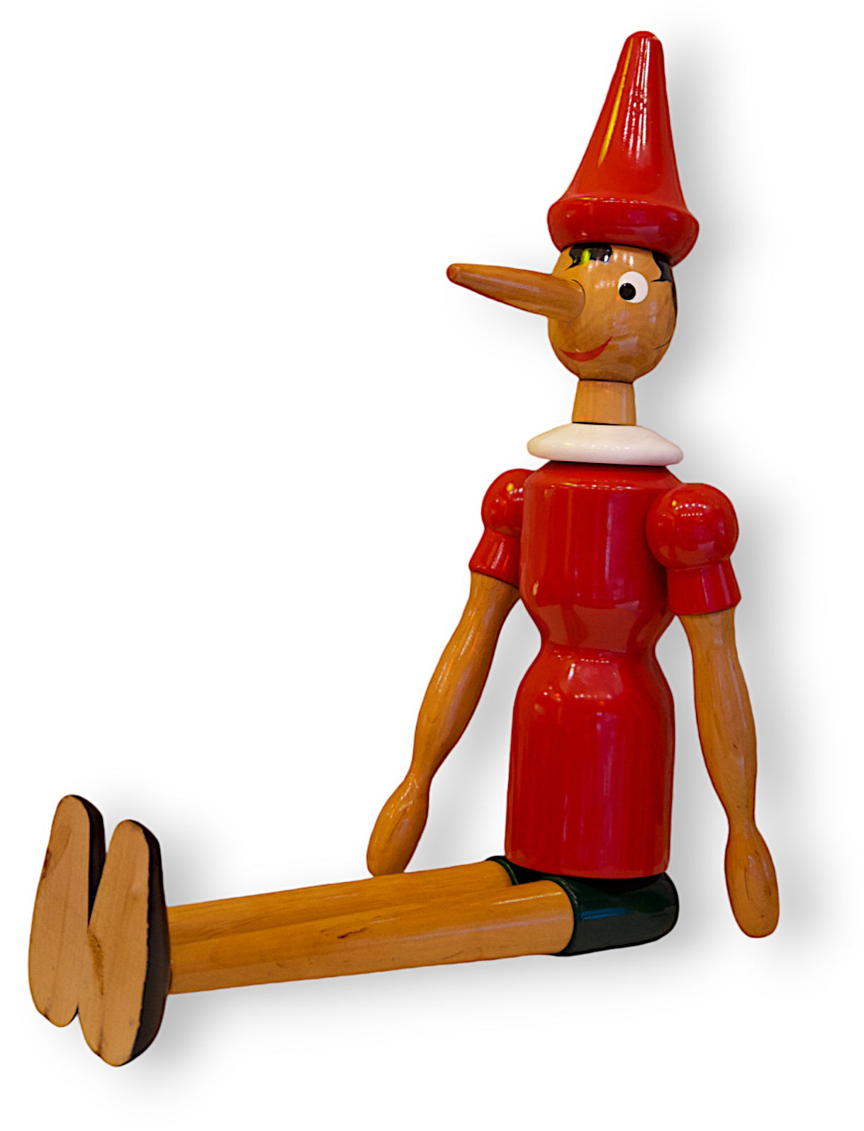 Pinocchio in legno vintage anii  '60 - '70