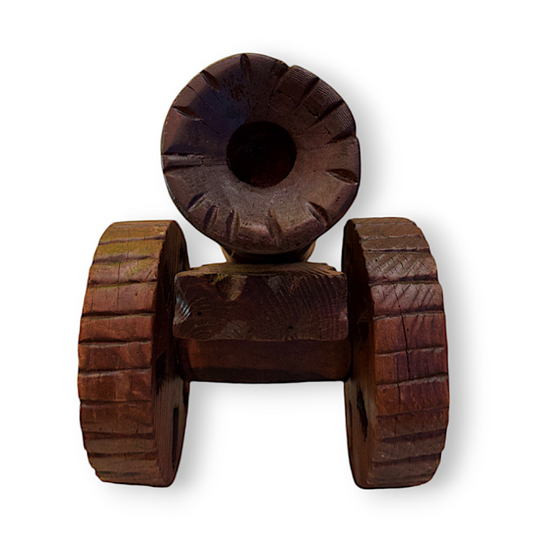 Cannone vintage in legno anni '50