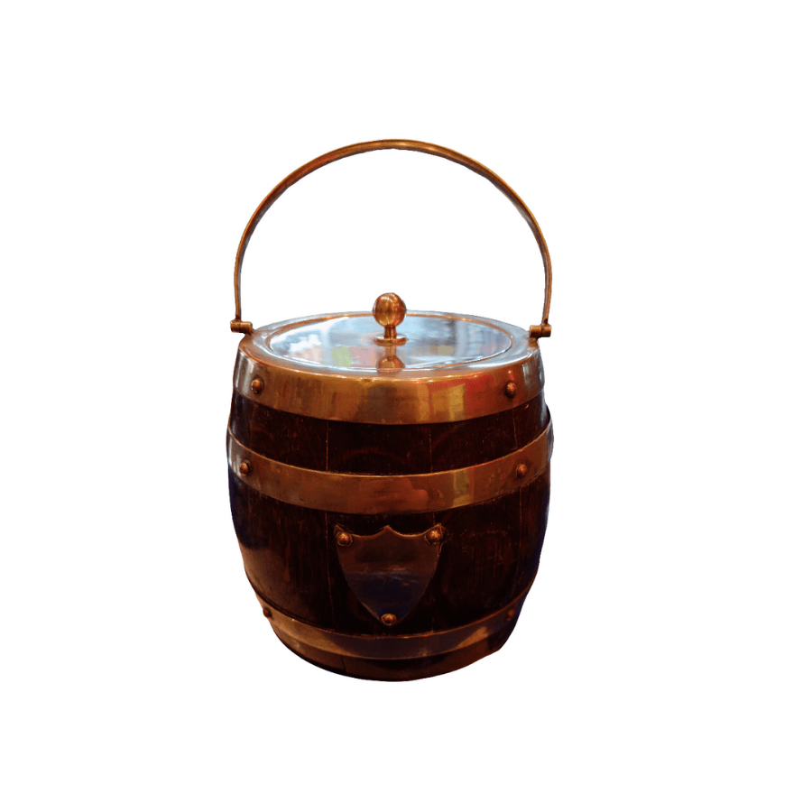 90's oak ice bucket